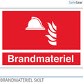 Fire equipment - sign - 210 x 297mm - Plastic