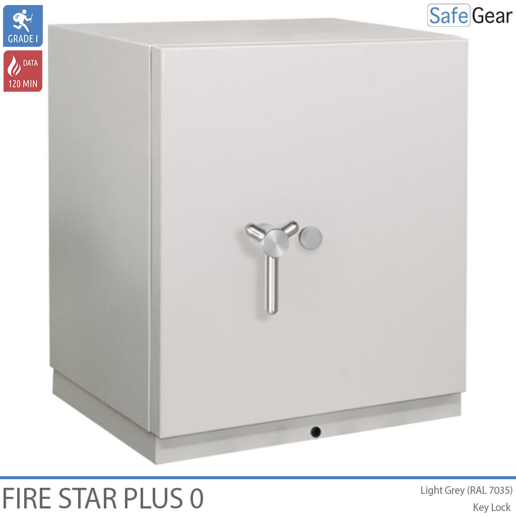 Fire Star Plus 0 Brandsikkert Datamedieskab (44 LTO) – Indbrudstest Klasse I / Brandtest 120 min