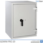 Gemini Pro 20 – Apotekerskab (141 Liter) – 4 skuffer – Indbrudstest Klasse I