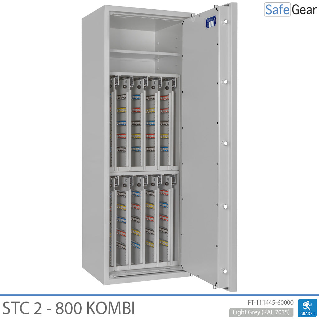 STC 2 - 800 Kombi - 800 nøgler (166 L) - indbrudssikringsklasse I - nøglelås