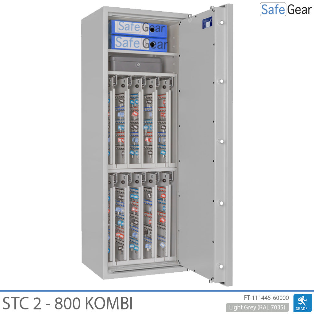 STC 2 - 800 Kombi - 800 nøgler (166 L) - indbrudssikringsklasse I - nøglelås