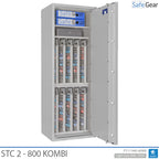STC 2 - 800 Kombi - 800 nøgler (166 L) - indbrudssikringsklasse I - nøglelås