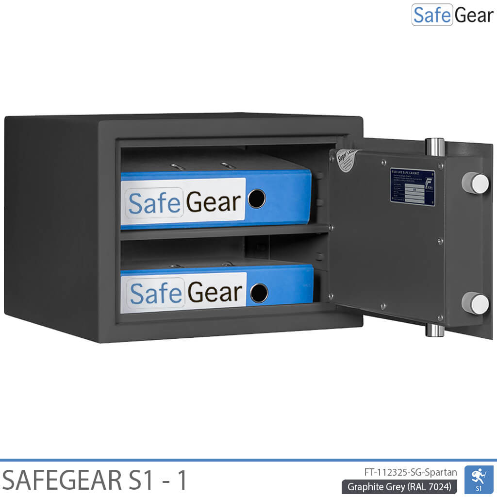 SafeGear SG 1 - Sikkerhedsskab (34 Liter) - Indbrudstest Klasse S1