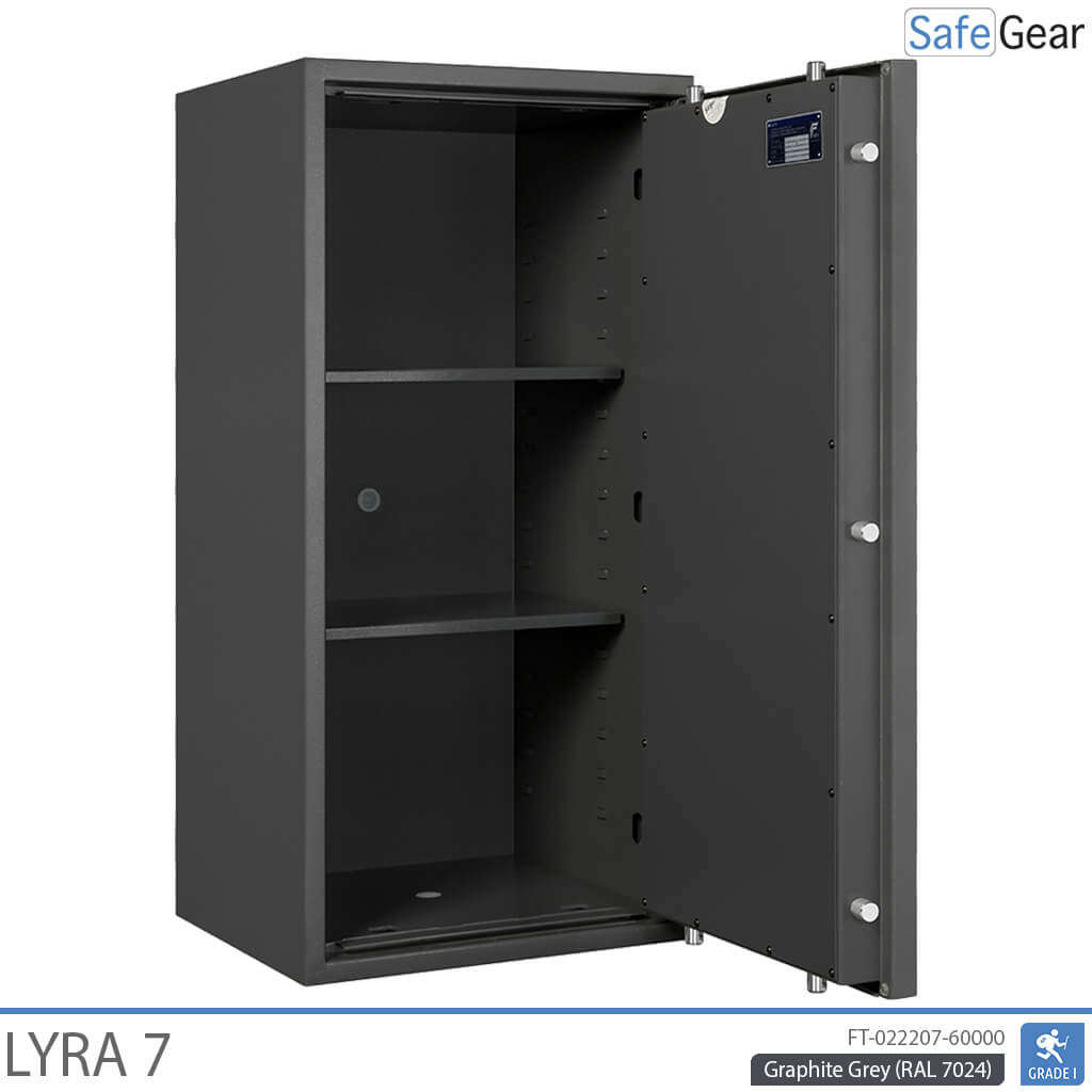 Lyra 7 - Værdiskab (118 liter) - Indbrudstest Klasse 1