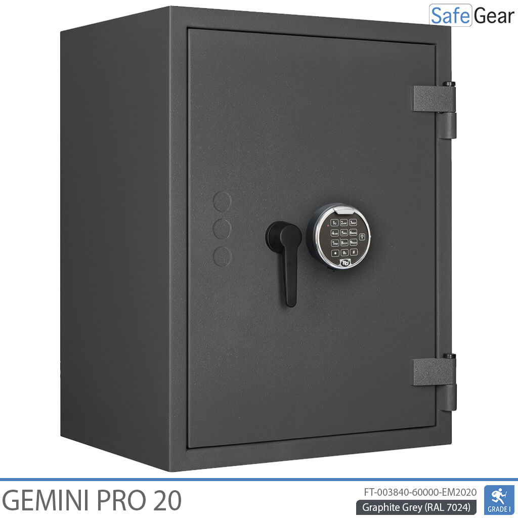 Gemini Pro 20 – Værdiskab (142 Liters) – Indbrudstest Klasse 1