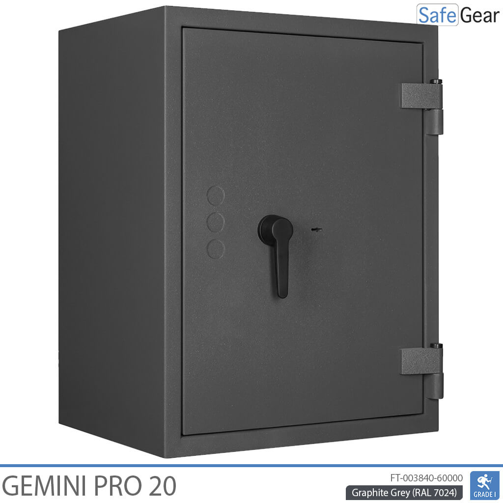 Gemini Pro 20 – Værdiskab (142 Liters) – Indbrudstest Klasse 1