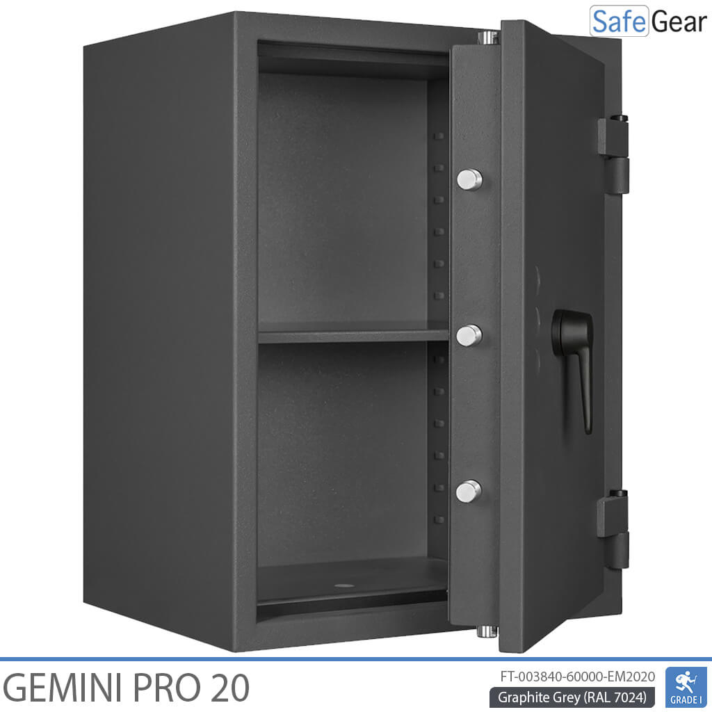 Gemini Pro 20 – Værdiskab (142 Liters) – Indbrudstest Klasse 1