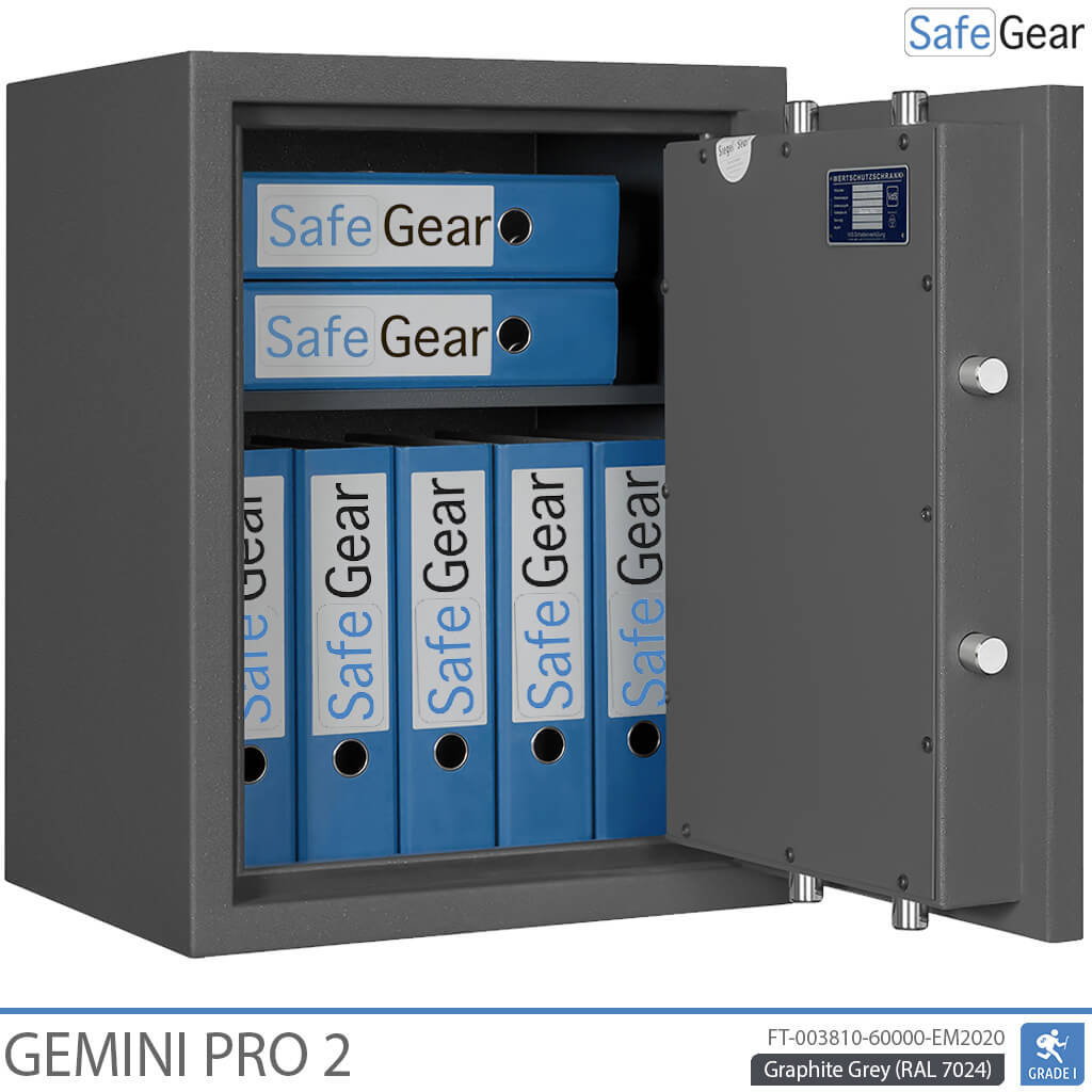 Gemini Pro 2 - Sikkerhedsskab (70 Liter) - Indbrudstest Klasse 1