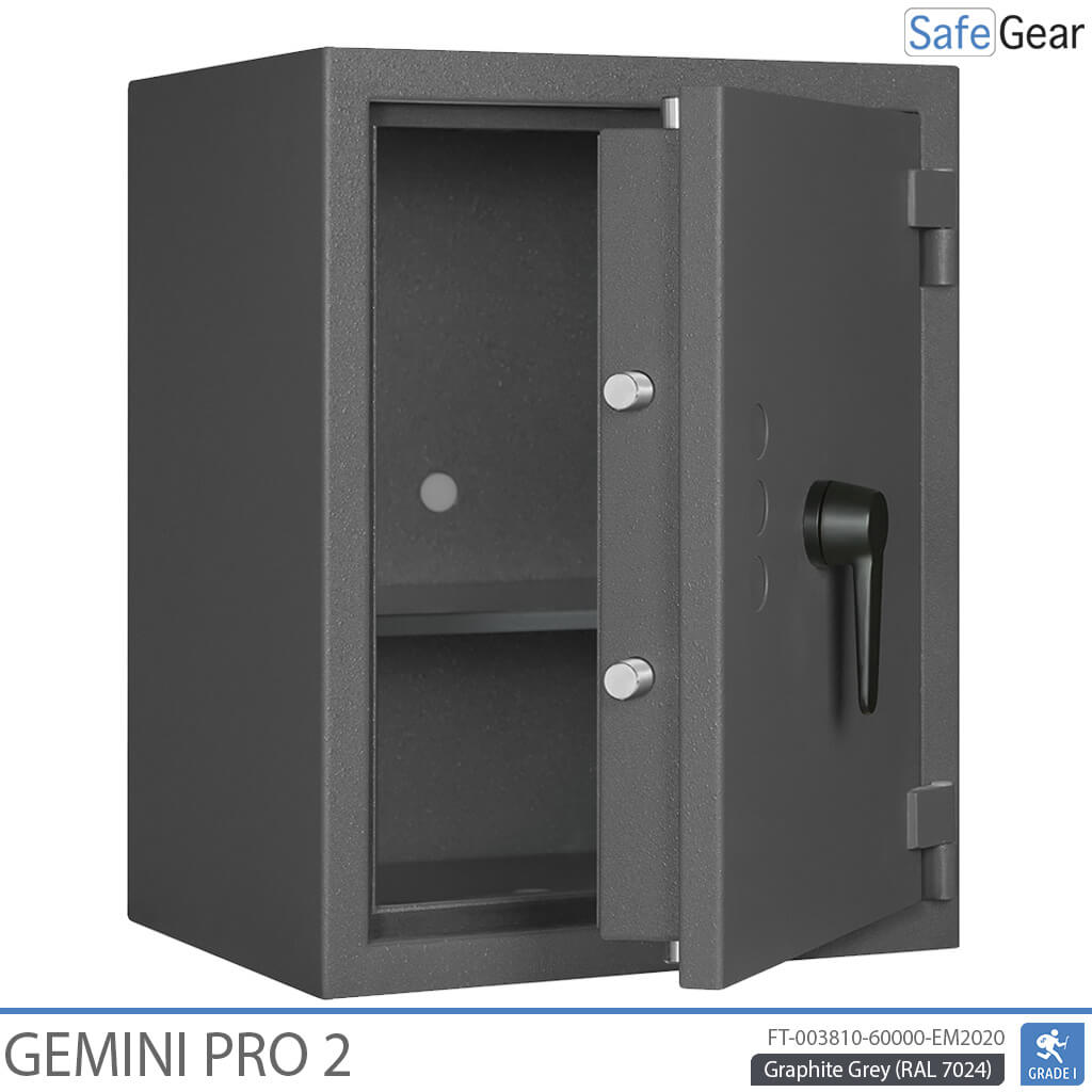 Gemini Pro 2 - Sikkerhedsskab (70 Liter) - Indbrudstest Klasse 1