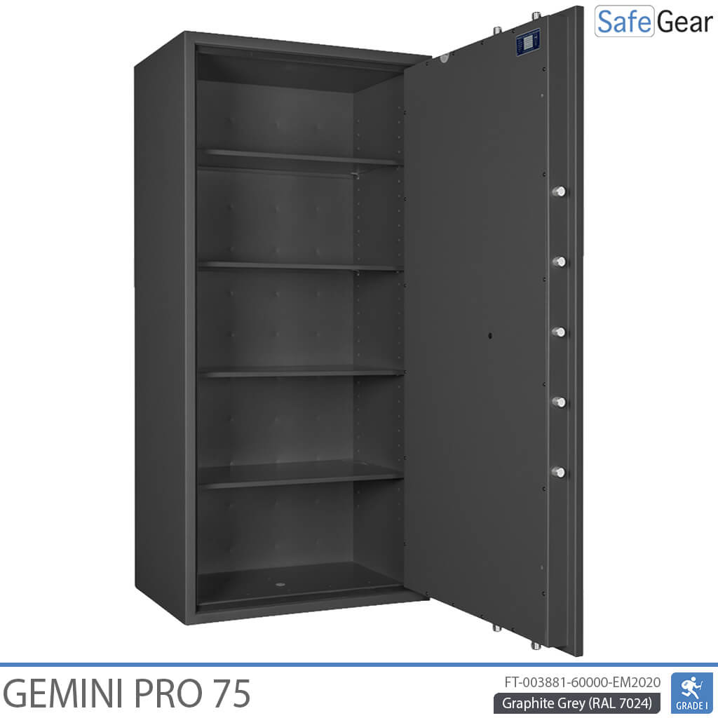 Gemini Pro 75 - Sikkerhedsskab (544 Liter) - Indbrudstest Klasse 1