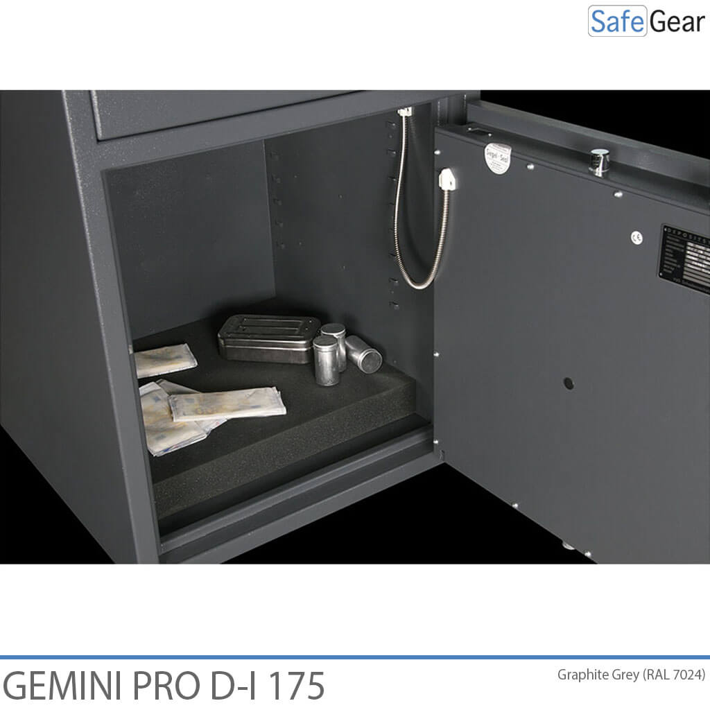 Inside the Gemini Pro D-I 175 deposit safe
