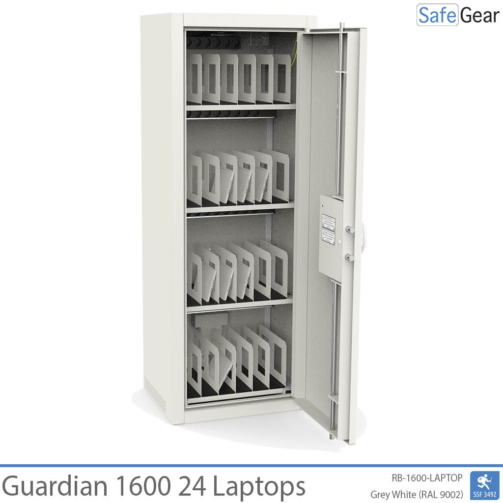Guardian 1600 - 24 bærbare computere med opladning - indbrudstest SSF 3492