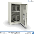 Guardian 700 - 12 bærbare computere med opladning - indbrudstest SSF 3492