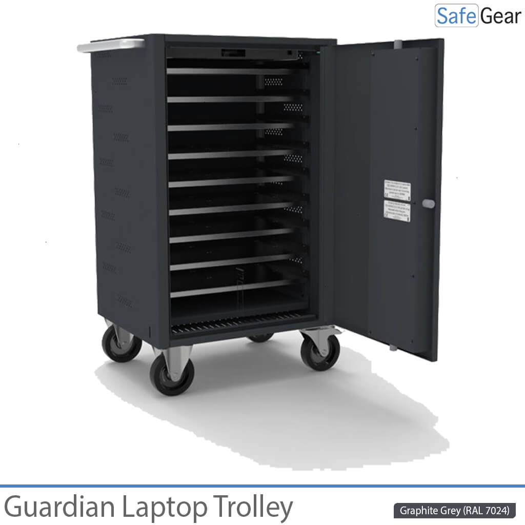 Guardian 1200 computer-vogn - 20 bærbare computere med opladning