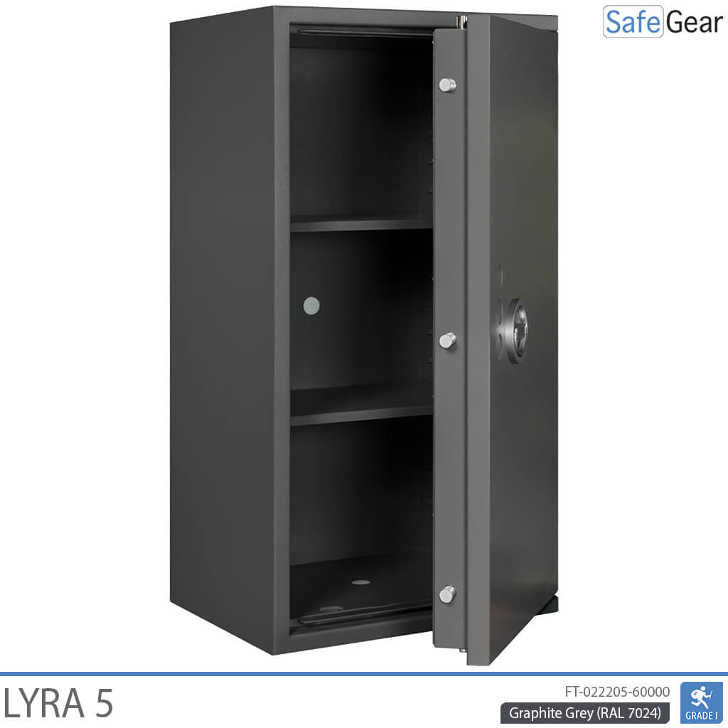 Lyra 5 - Værdiskab (109 liter) - Indbrudstest Klasse 1