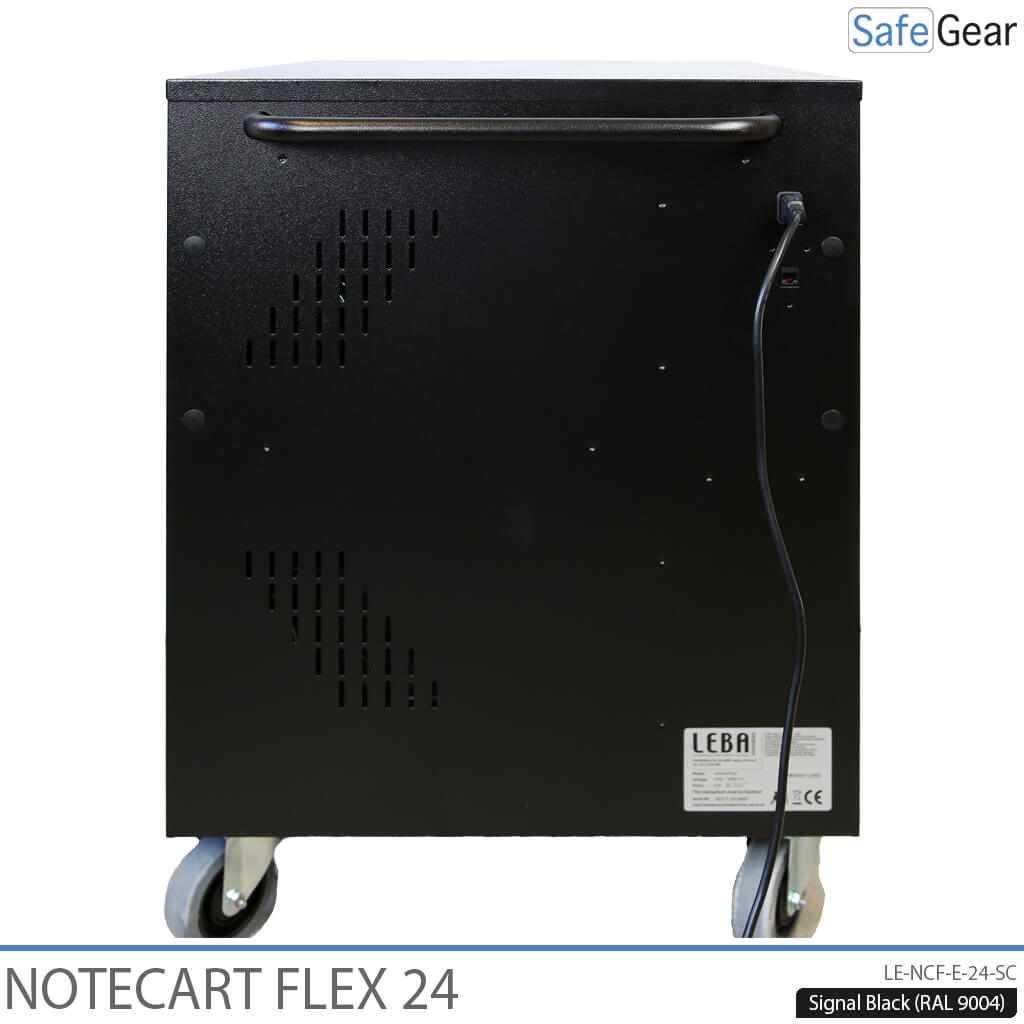 NoteCart Flex - 24 bærbare computere med opladning