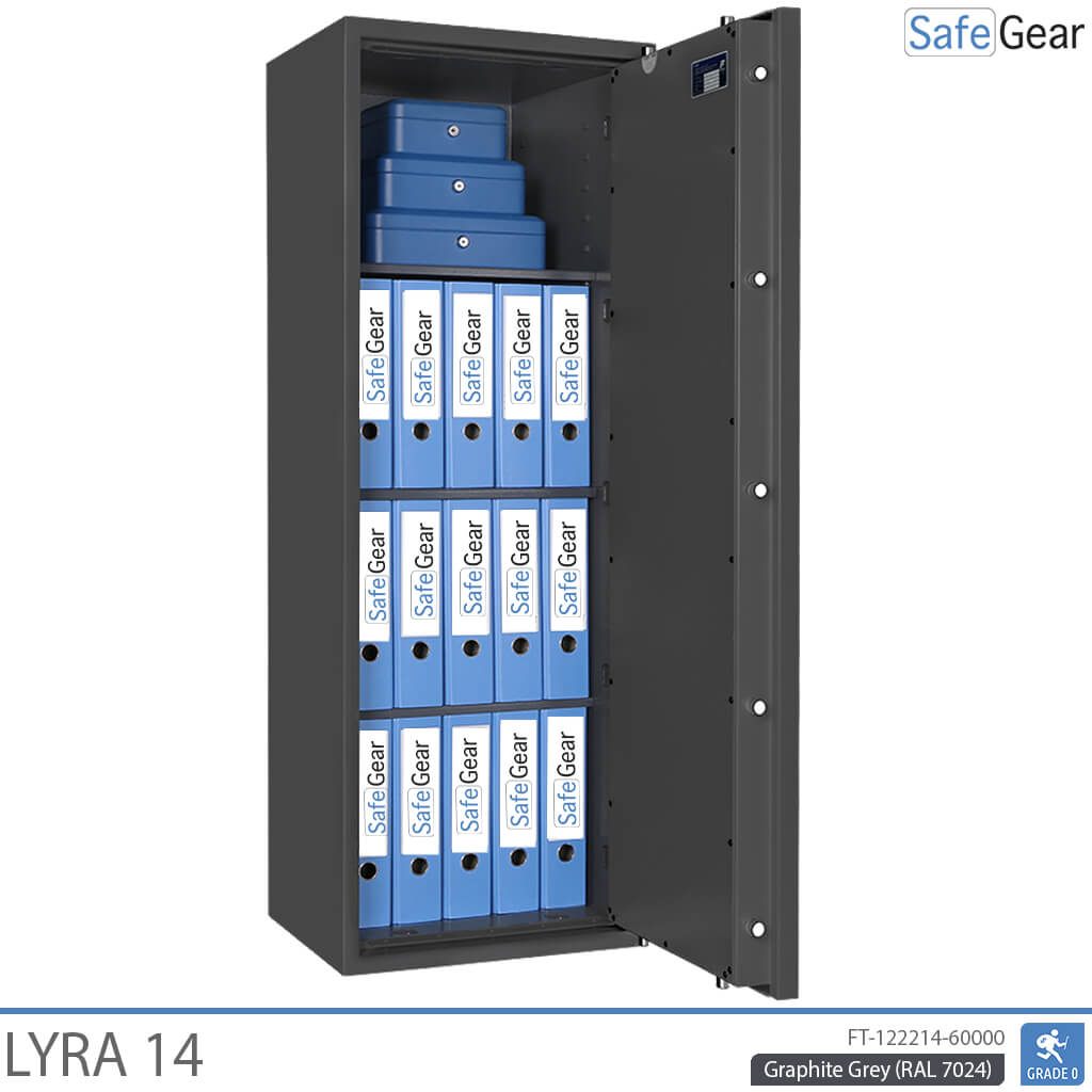 Lyra 14 - Værdiskab (165 liter) - Indbrudstest Klasse 0