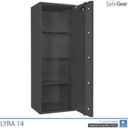 Lyra 14 - Værdiskab (165 liter) - Indbrudstest Klasse 0