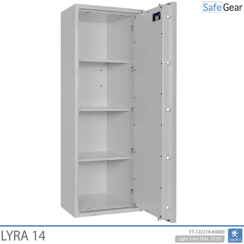 Lyra 14 - Værdiskab (165 liter) - Indbrudstest Klasse 0