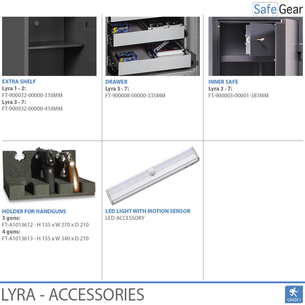 Lyra 16 - Security Safe (252 Liters) - Burglary Test Grade 1