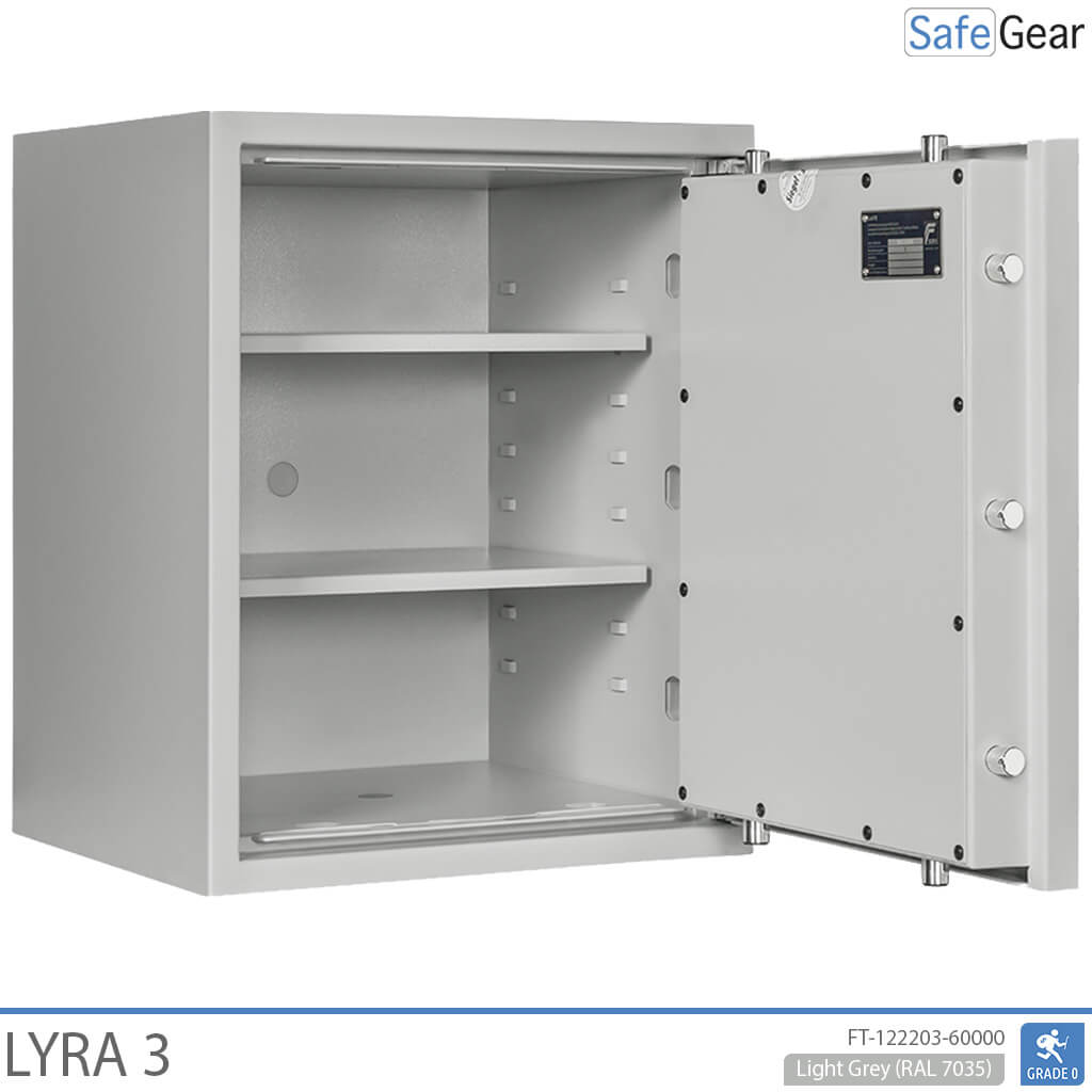 Lyra 3 - Værdiskab (66 liter) - Indbrudstest Klasse 0