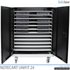 NoteCart Unifit - 32 bærbare computere med opladning