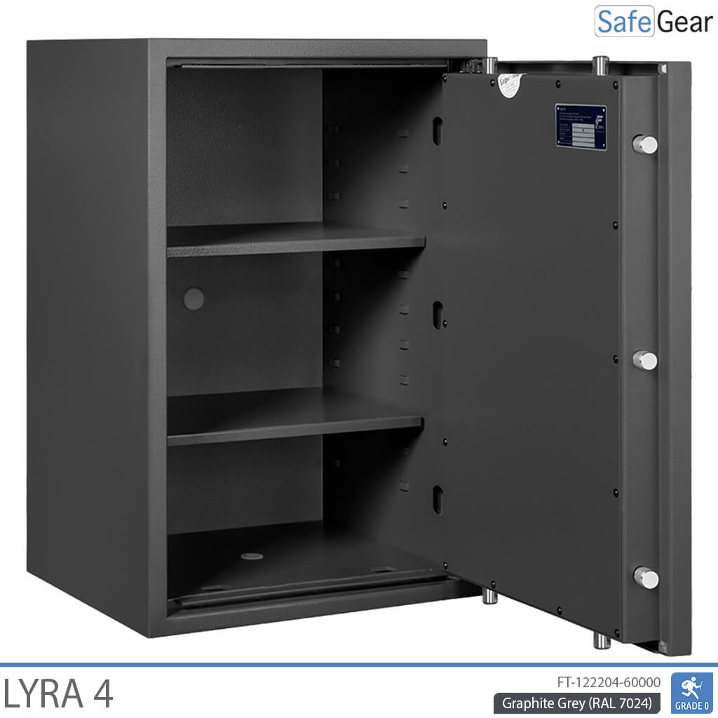 Lyra 4 - Værdiskab (84 liter) - Indbrudstest Klasse 0