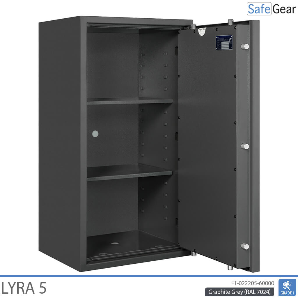 Lyra 5 - Værdiskab (109 liter) - Indbrudstest Klasse 1