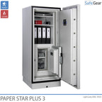 Paper Star Plus 3 Brandskab (196 L) - Indbrudstest Klasse I / Brandtest 120 min
