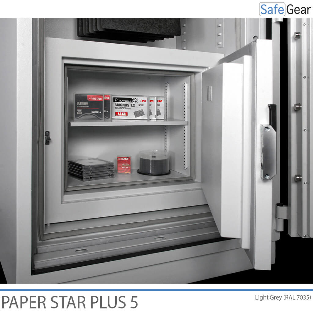 Paper Star Plus 5 Brandskab (560 L) - Indbrudstest Klasse I / Brandtest 120 min