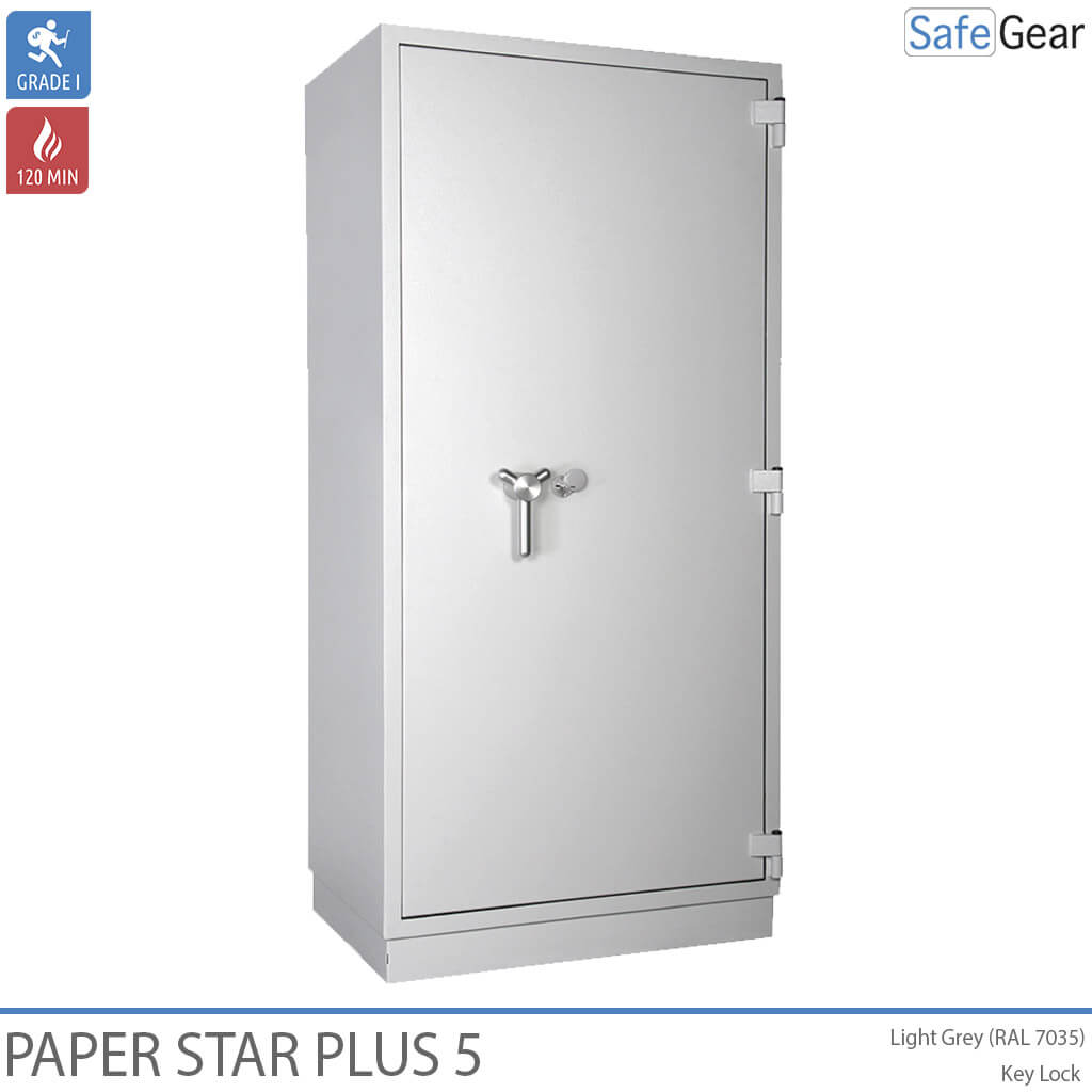 Paper Star Plus 5 Brandskab (560 L) - Indbrudstest Klasse I / Brandtest 120 min