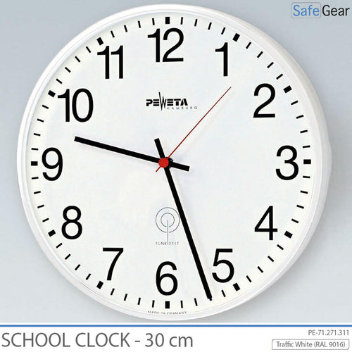 Analogt skoleur - Indendørs - Rundt - 40 cm