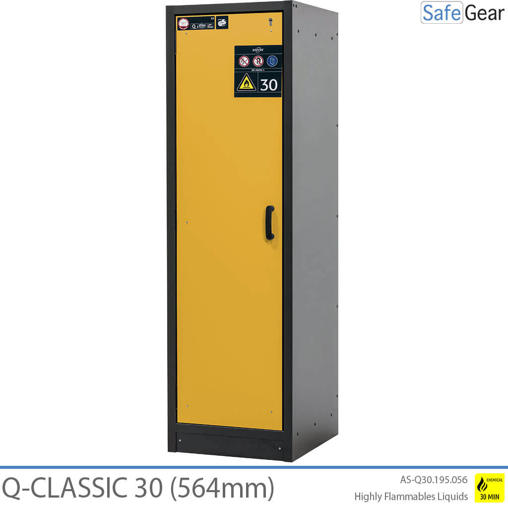 Q-CLASSIC 30 - 3 hylder (380 L) / Brandsikker i 30 minutter