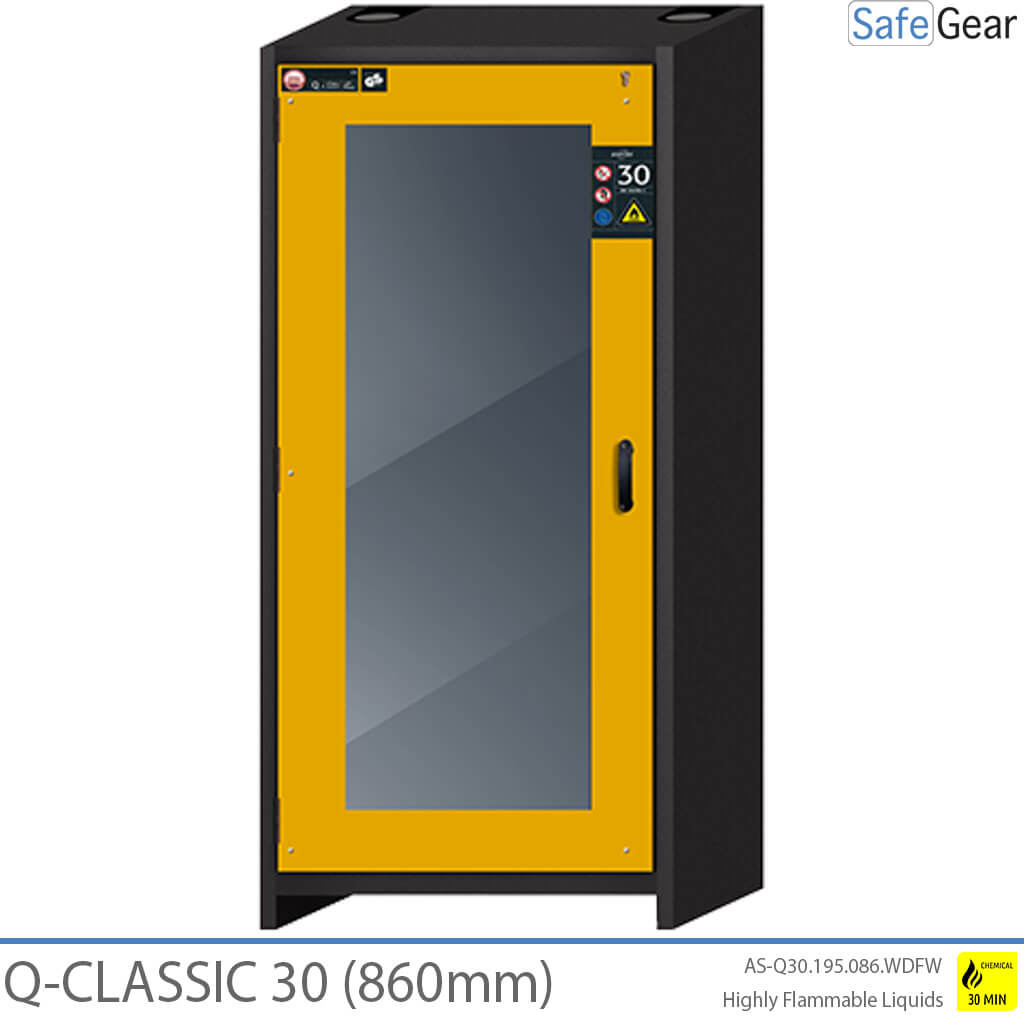 Q-DISPLAY 30 - 3 hylder (633 L) / Brandsikker i 30 minutter