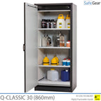 Q-CLASSIC 30 - 3 hylder (633 L) / Brandsikker i 30 minutter