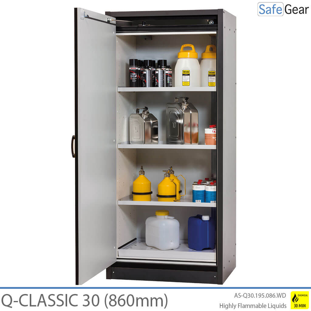 Q-CLASSIC 30 - 3 hylder (633 L) / Brandsikker i 30 minutter