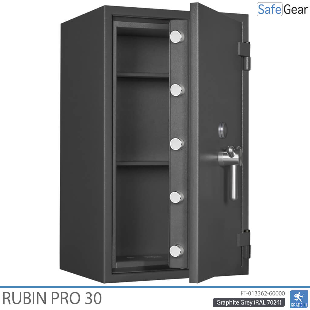 Rubin Pro 30 - sikkerhedsværdiskab (145 Liter) - indbrudstest Klasse 3