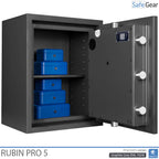 Rubin Pro 5 - Værdiskab (57 Liter) - Indbrudstest Klasse 3