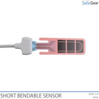 Kort bøjelig sensor