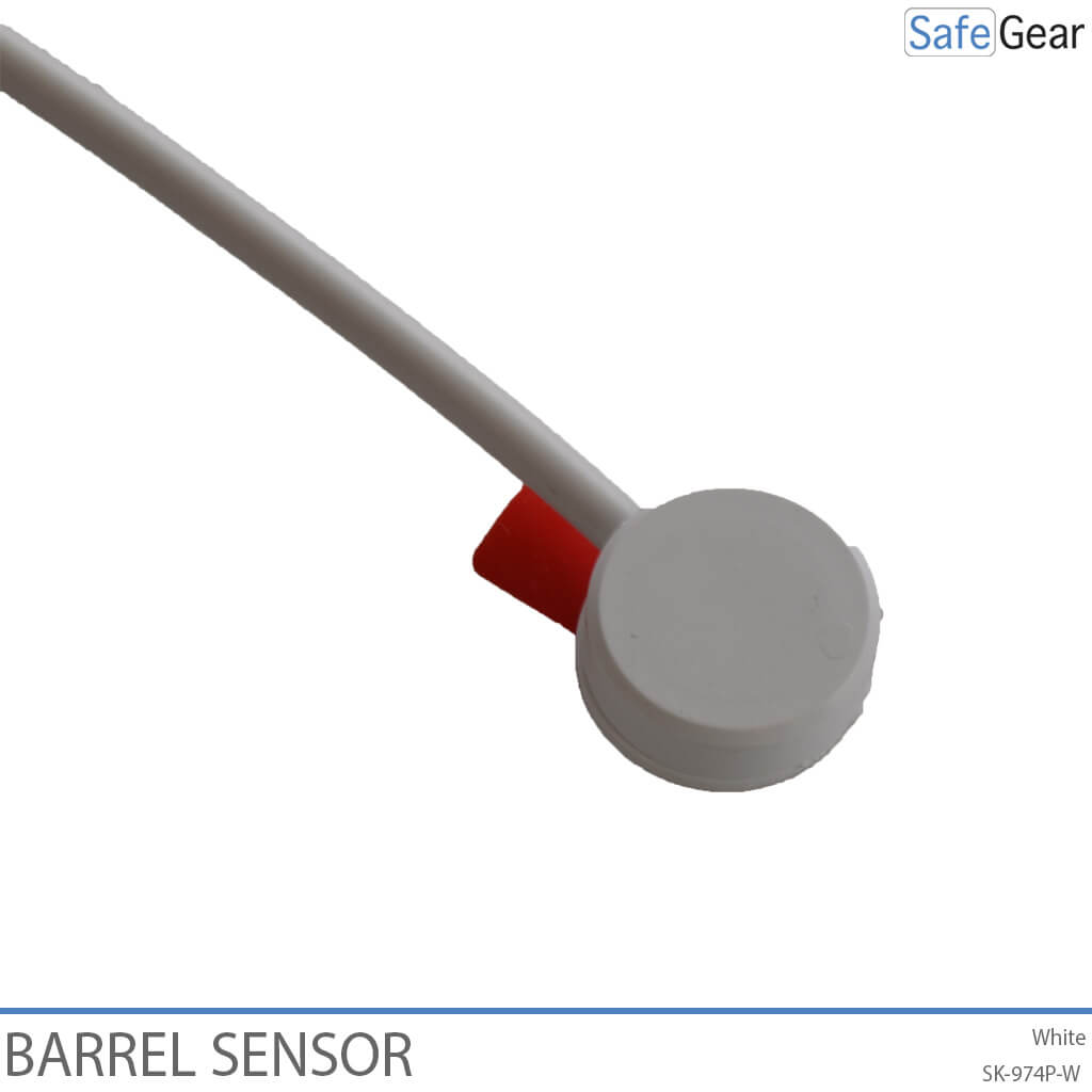 Tøndesensor, 6 fod (183 cm), lige, ingen LED, hvid