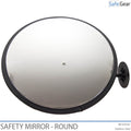 Stainless Steel Safety Mirror - Round Adjustable (Ø 800 mm)