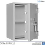 Topas Pro 20 Pengeskab (125 L) - Indbrudstest Klasse II