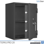 Topas Pro 20 Pengeskab (125 L) - Indbrudstest Klasse II
