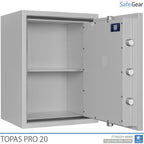 Topas Pro 20 Pengeskab (125 L) - Indbrudstest Klasse II