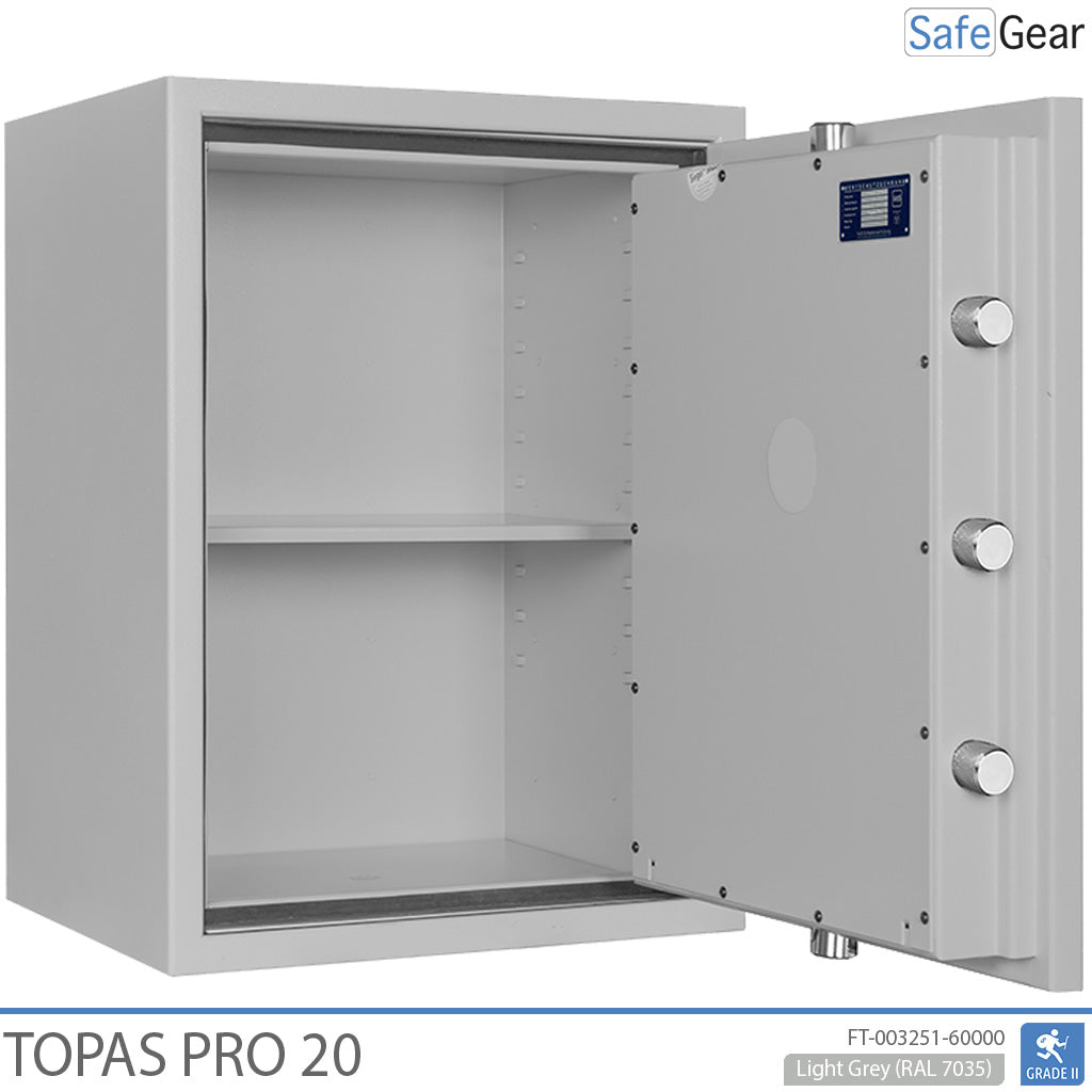 Topas Pro 20 Pengeskab (125 L) - Indbrudstest Klasse II