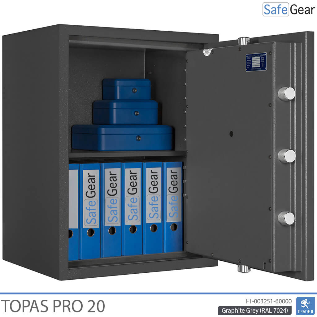 Topas Pro 20 Pengeskab (125 L) - Indbrudstest Klasse II