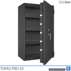 Topas Pro 50 Pengeskab (389 L) - Indbrudstest Klasse II