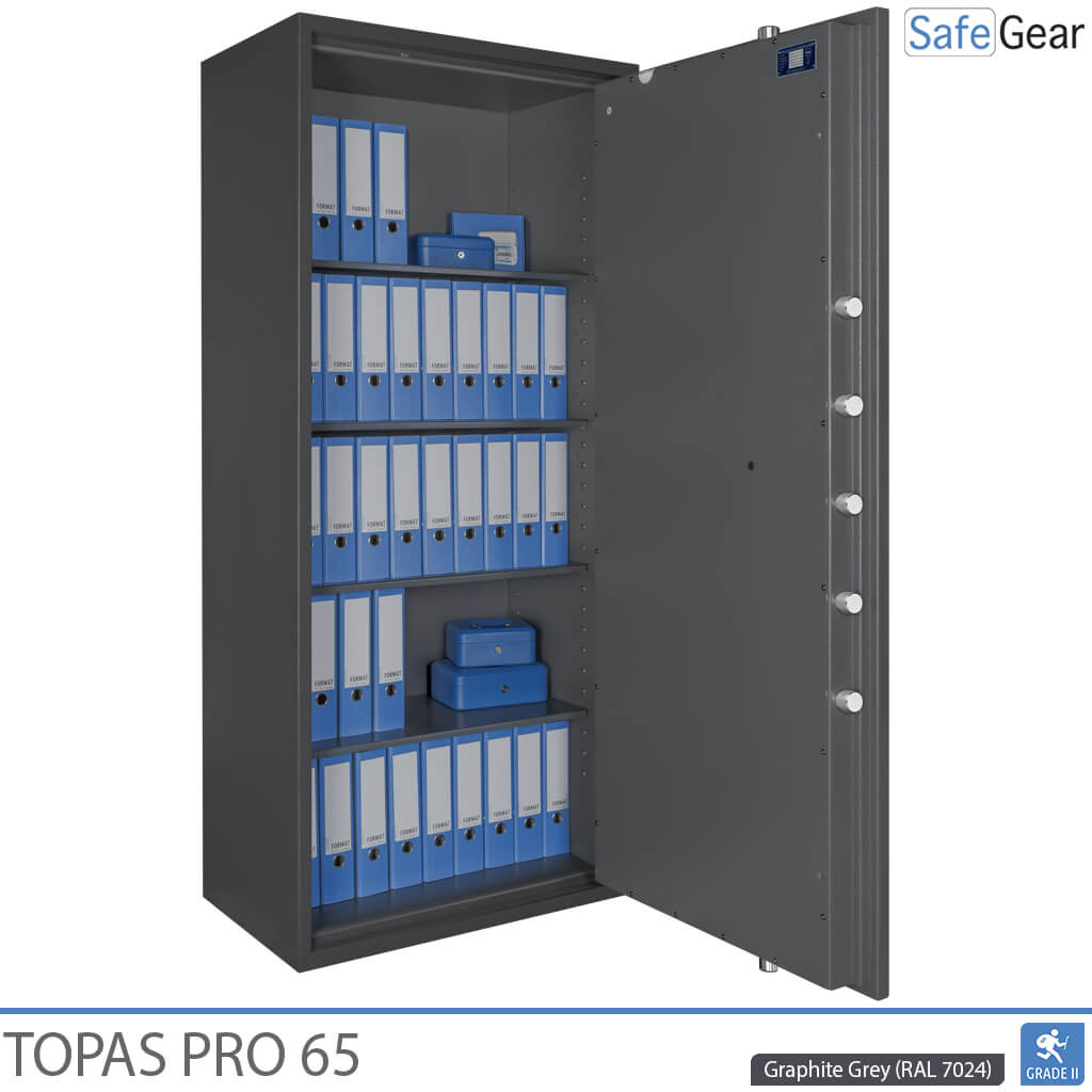 Topas Pro 65 Pengeskab (536 L) - Indbrudstest Klasse II