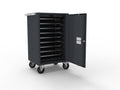Guardian 1100 computer-vogn - 10 bærbare computere med opladning - Kodelås