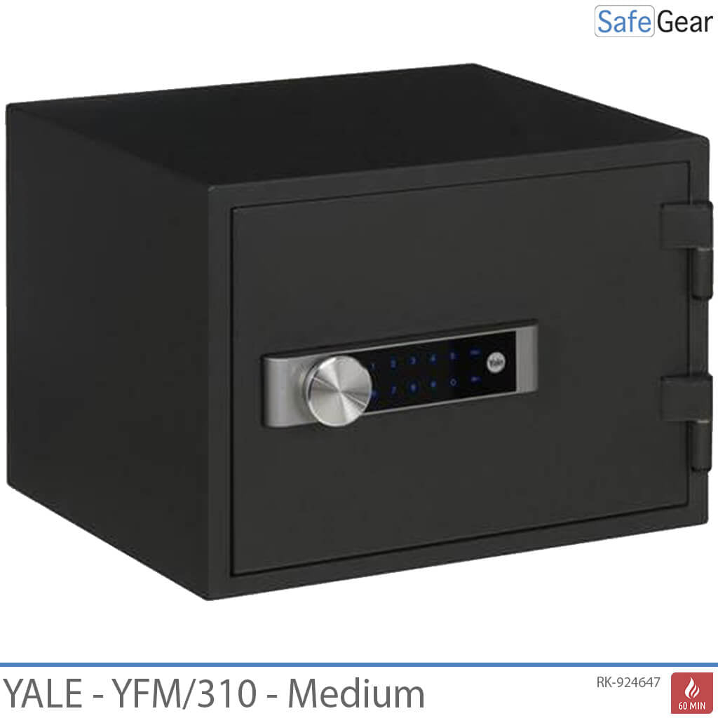 Yale YFM310 brandsikkert (16L) mellemstort værdiskab – Brandbeskyttelse 60
